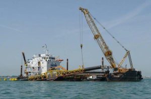 Shallow Water Pipelay Barge for Sale or Charter