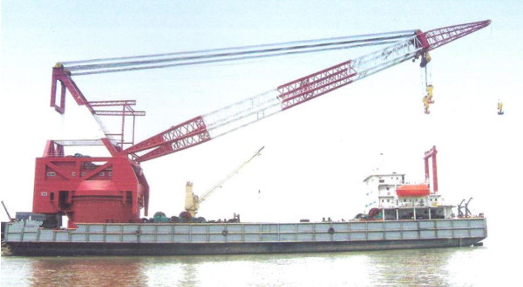 1200t Crane Barge for Sale File CH2021